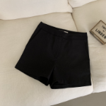 Modern Fit Basic High-Waist Shorts