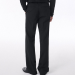 [Cooltandard] Flare Hidden Banding Slacks [Black]
