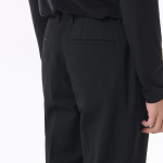 [Cooltandard] Flare Hidden Banding Slacks [Black]