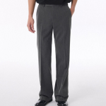 [Cooltandard] Flare Hidden Banding Slacks [Medium Gray]