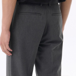 [Cooltandard] Flare Hidden Banding Slacks [Medium Gray]