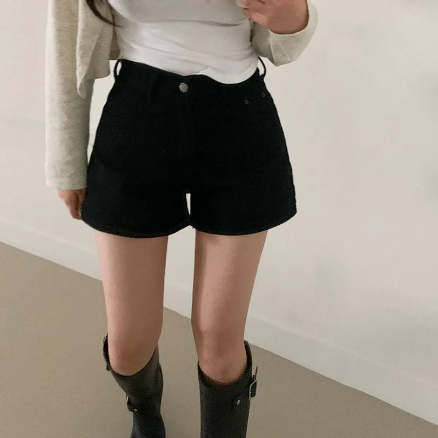 Базовые повседневные шорты 3/4 длины модель