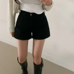 Базовые повседневные шорты 3/4 длины модель