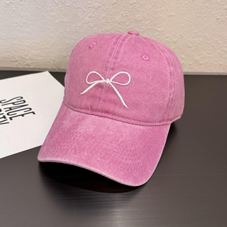 Кепка Vintage Ribbon Embroidered Plum Cap — стильный винтажный акцент с декоративной вышивкой