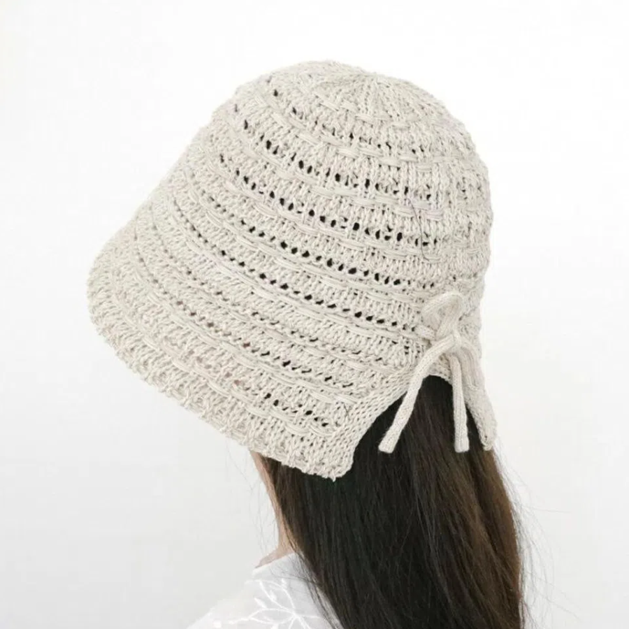 Кепка Summer Ribbon Bonnet Bucket Hat — лёгкий и женственный аксессуар для прогулок и путешествий