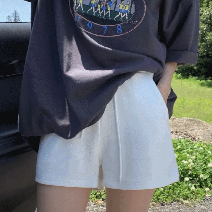 Шорты с эластичным поясом из ткани джерси Compose