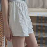 Шорты-брюки с цветочным принтом и бантом Objet