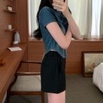 Укороченные шорты с эффектом утяжки и высокой эластичностью Mochi SL