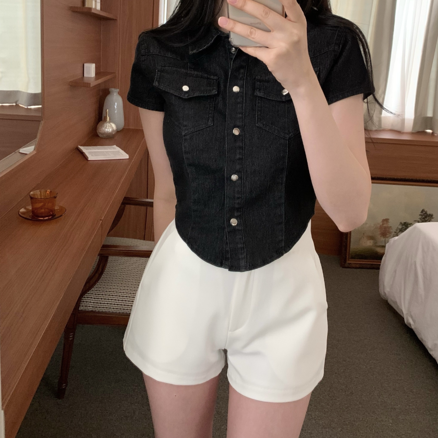 Укороченные шорты с эффектом утяжки и высокой эластичностью Mochi SL