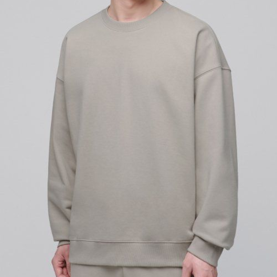 Musinsa Standard [Green] Recycled Oversized Sweatshirt – Beige