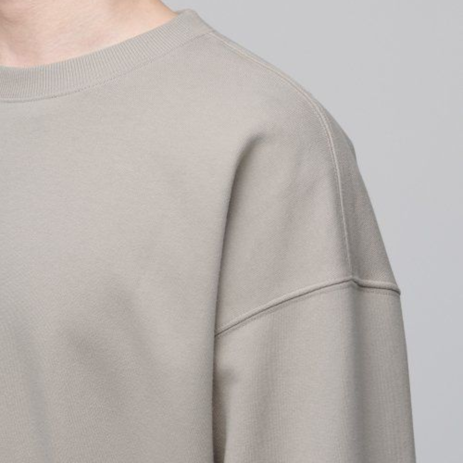 Musinsa Standard [Green] Recycled Oversized Sweatshirt – Beige