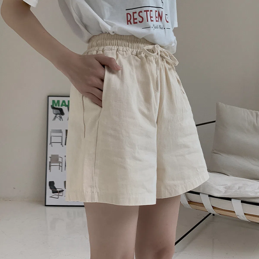 Шорты Luester с эластичным поясом из хлопка