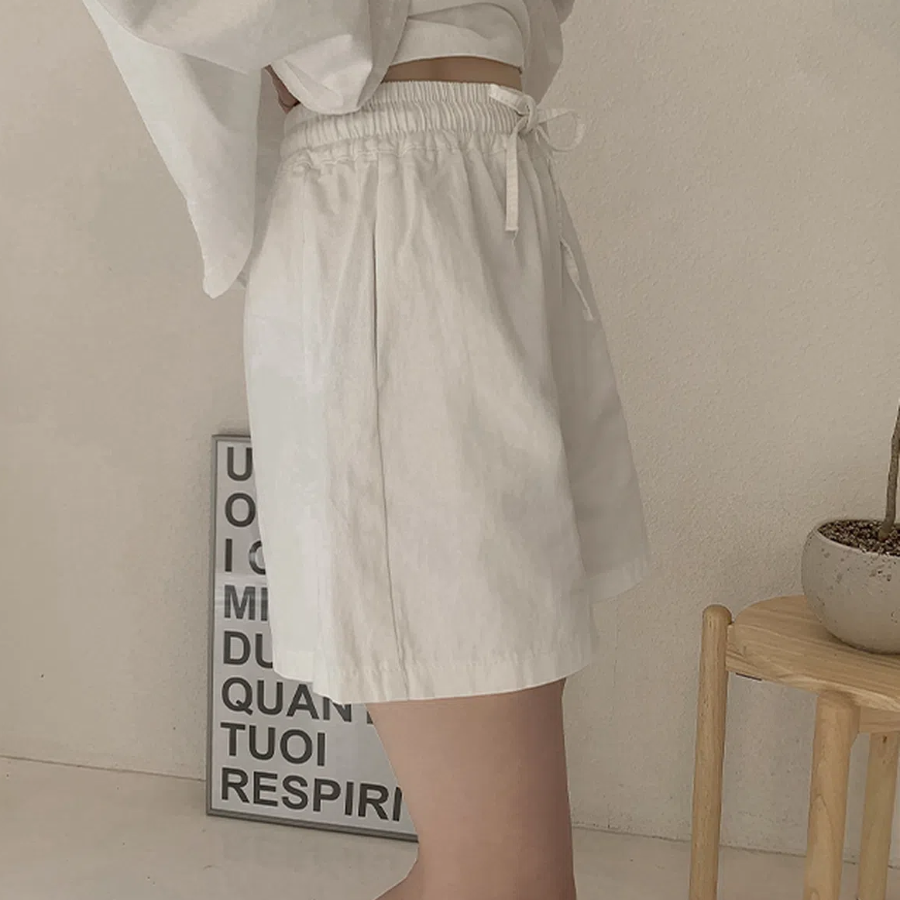 Шорты Luester с эластичным поясом из хлопка