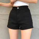 Шорты из мягкого спандекса с базовым дизайном