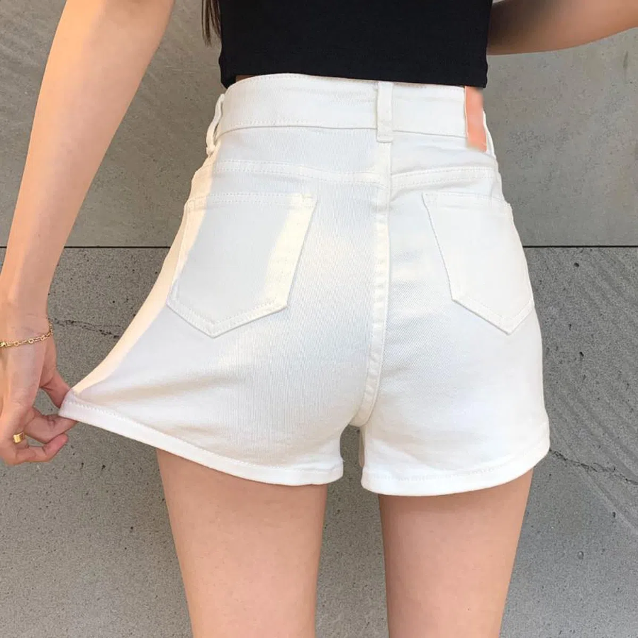 Шорты из мягкого спандекса с базовым дизайном