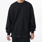 Musinsa Standard Loose Balloon Sweatshirt – Black