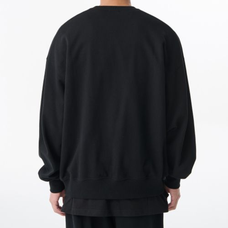 Musinsa Standard Loose Balloon Sweatshirt – Black