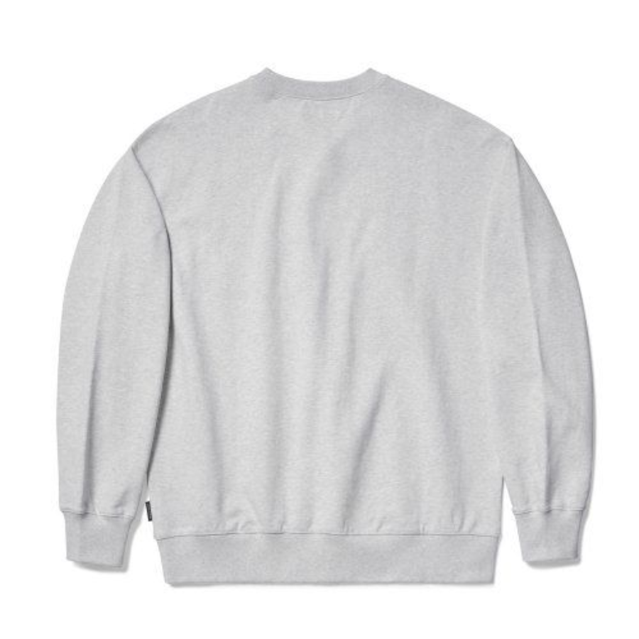Melange Master Oversized Sweatshirt – Light Grey