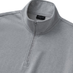 Melange Master Oversized Half-Zip Sweatshirt – Grey