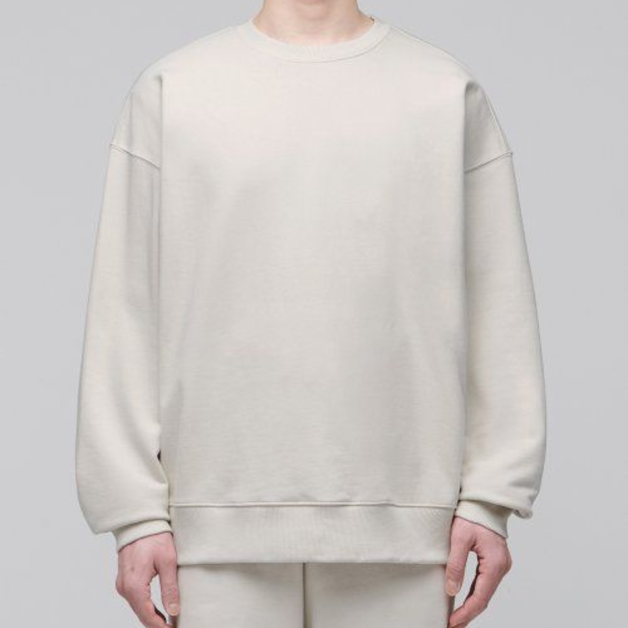 Musinsa Standard [Green] Recycled Oversized Sweatshirt – Ecru