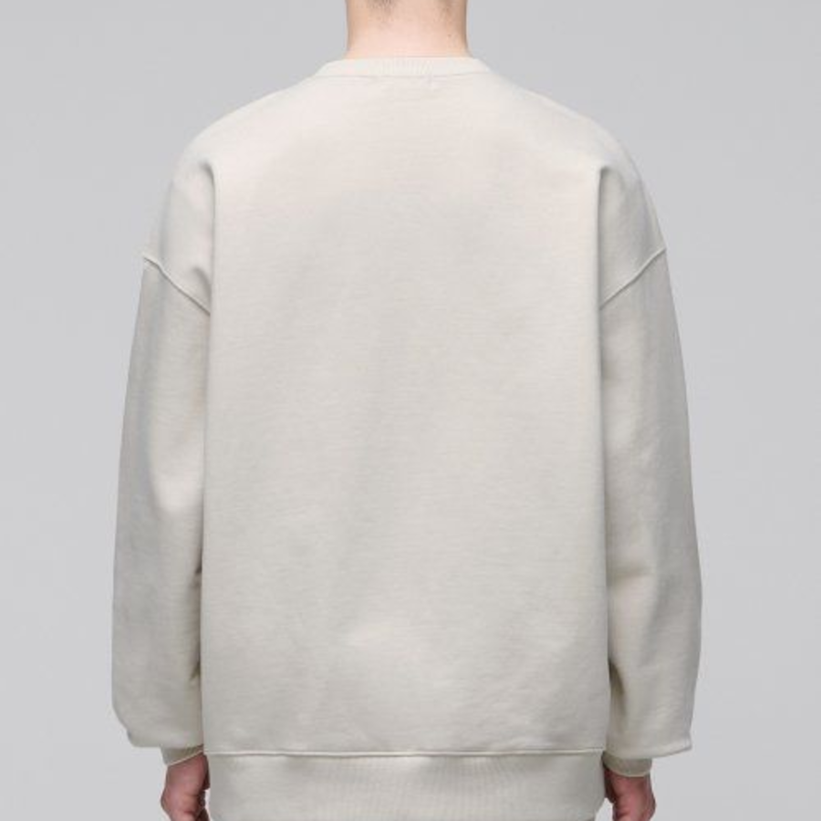 Musinsa Standard [Green] Recycled Oversized Sweatshirt – Ecru