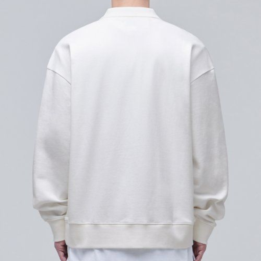 Musinsa Standard Oversized Collared Sweatshirt – Cream