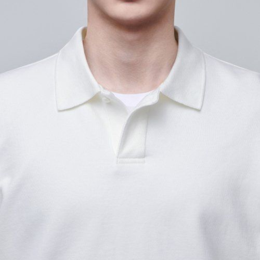 Musinsa Standard Oversized Collared Sweatshirt – Cream