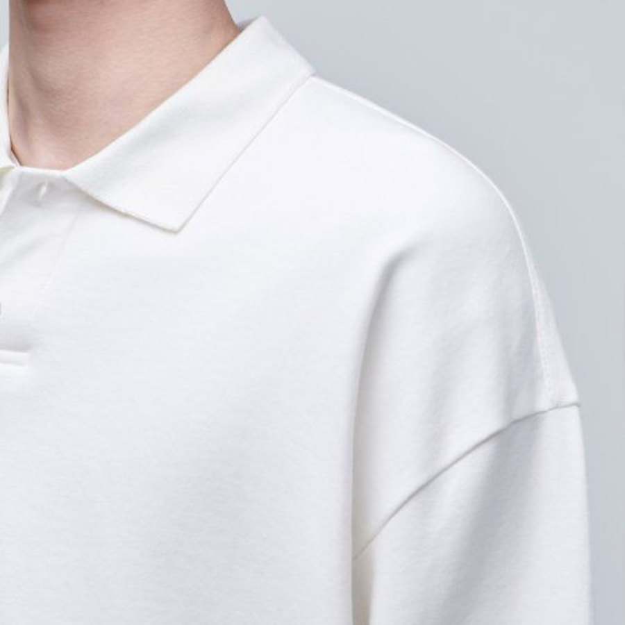 Musinsa Standard Oversized Collared Sweatshirt – Cream