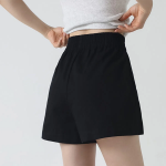 Женские хлопковые A-силуэтные шорты с эластичным поясом