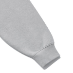 Melange Master Oversized Collar Half-Zip Hoodie – Light Grey
