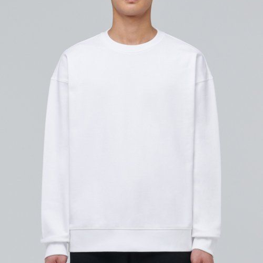 Musinsa Standard Heavyweight Oversized Sweatshirt – White