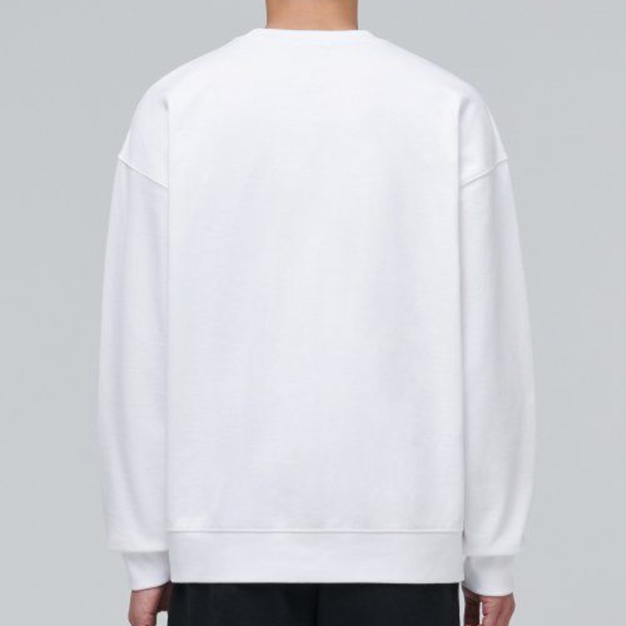 Musinsa Standard Heavyweight Oversized Sweatshirt – White