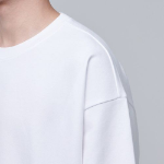 Musinsa Standard Flat Terry Oversized String Sweatshirt – White