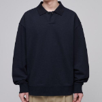 Musinsa Standard Oversized Collared Sweatshirt – Navy