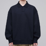 Musinsa Standard Oversized Collared Sweatshirt – Navy