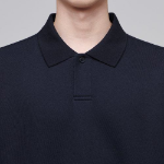 Musinsa Standard Oversized Collared Sweatshirt – Navy