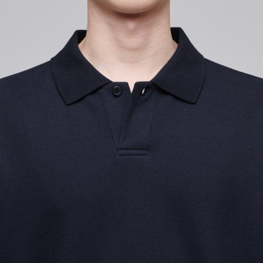 Musinsa Standard Oversized Collared Sweatshirt – Navy