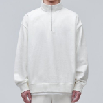 Musinsa Standard Oversized Half-Zip Sweatshirt – Cream