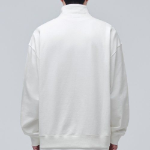 Musinsa Standard Oversized Half-Zip Sweatshirt – Cream