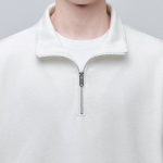 Musinsa Standard Oversized Half-Zip Sweatshirt – Cream