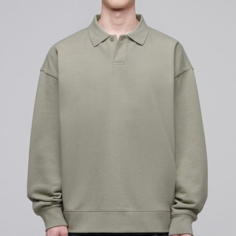 Musinsa Standard Oversized Collared Sweatshirt – Pistachio