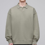 Musinsa Standard Oversized Collared Sweatshirt – Pistachio