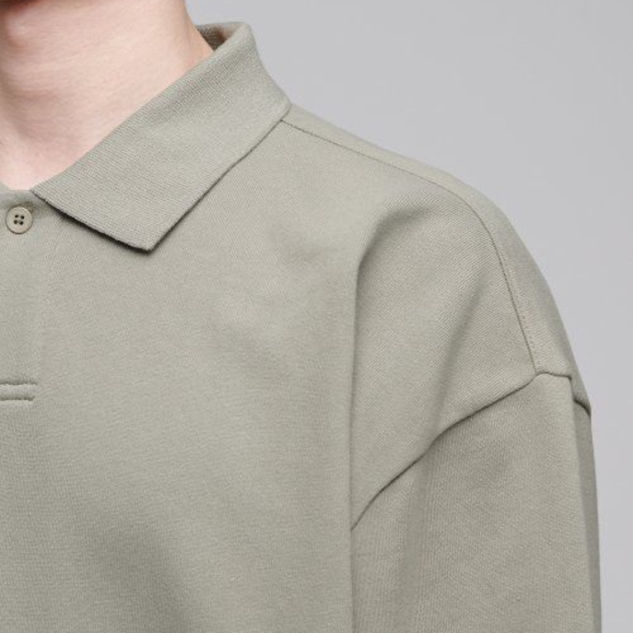 Musinsa Standard Oversized Collared Sweatshirt – Pistachio