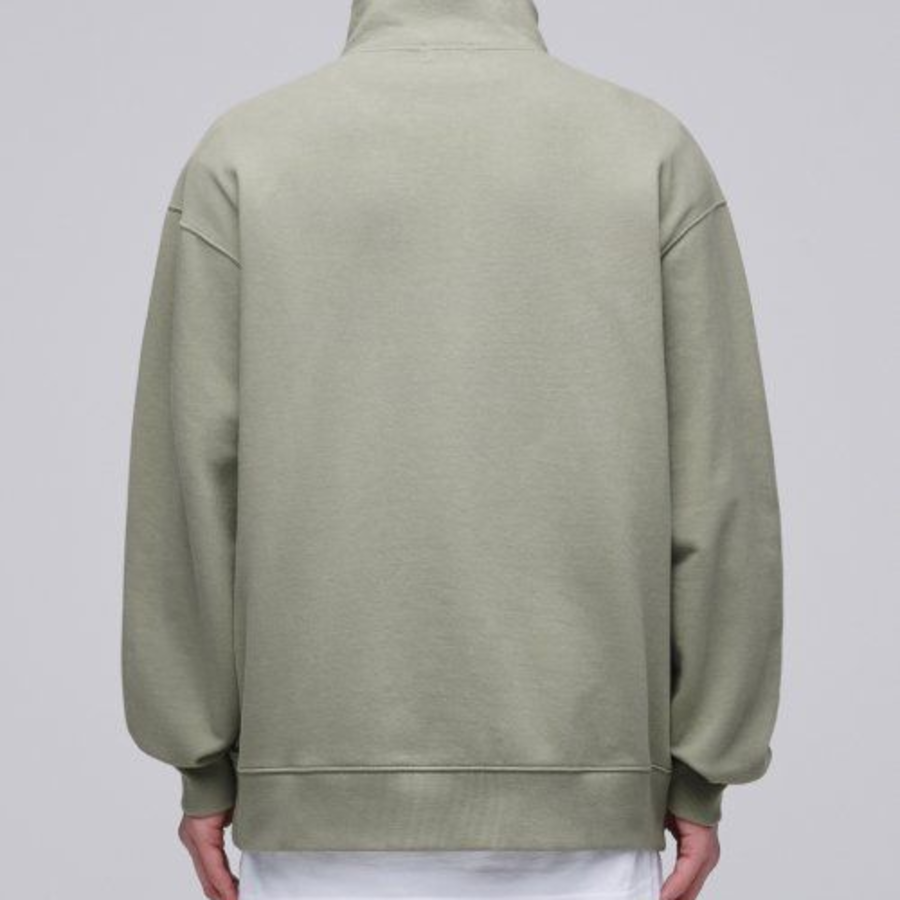 Musinsa Standard Oversized Half-Zip Hoodie – Pistachio