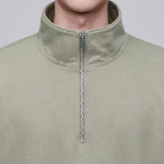 Musinsa Standard Oversized Half-Zip Hoodie – Pistachio