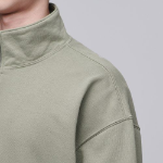 Musinsa Standard Oversized Half-Zip Hoodie – Pistachio