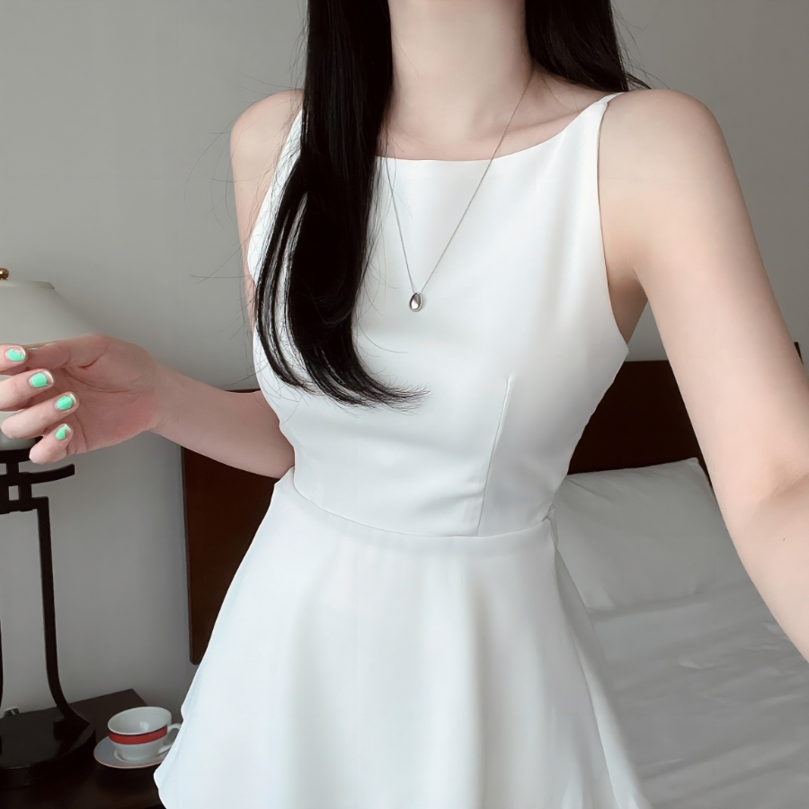 NICE Peplum Sleeveless Blouse