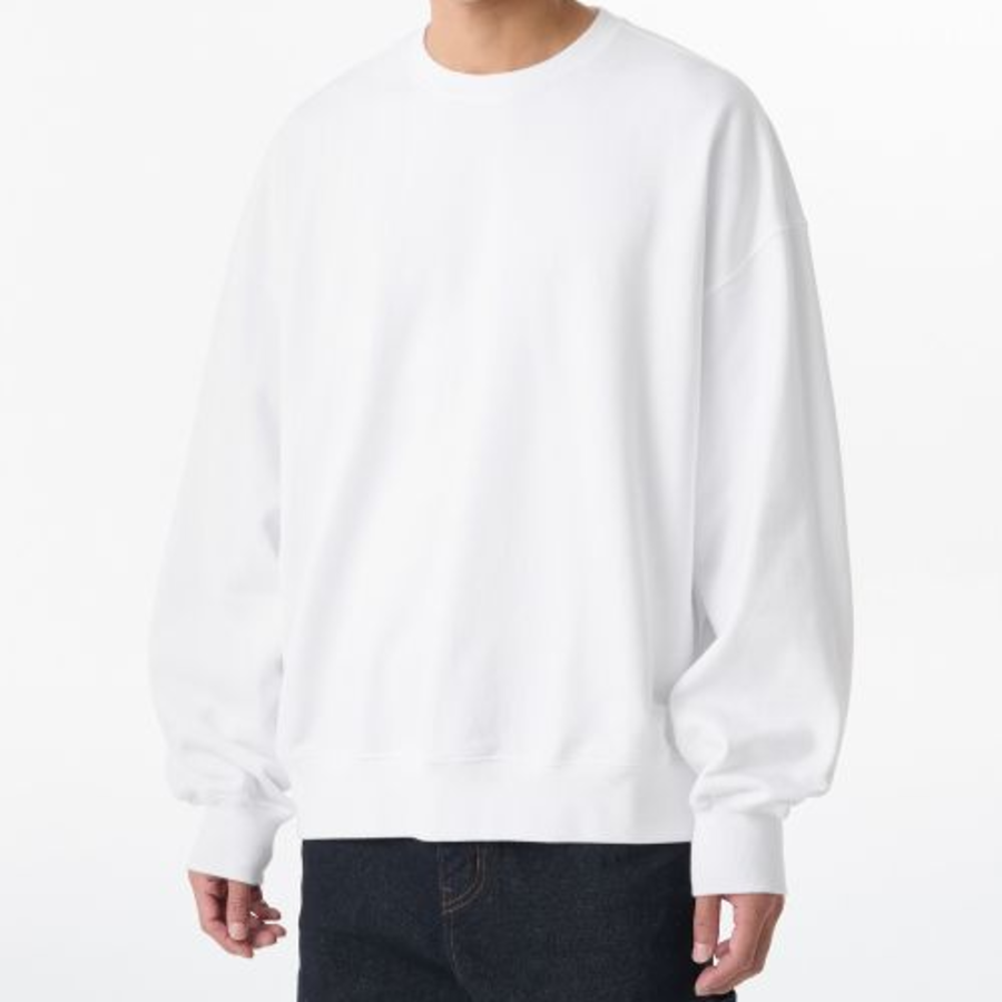 Musinsa Standard Loose Balloon Sweatshirt – White