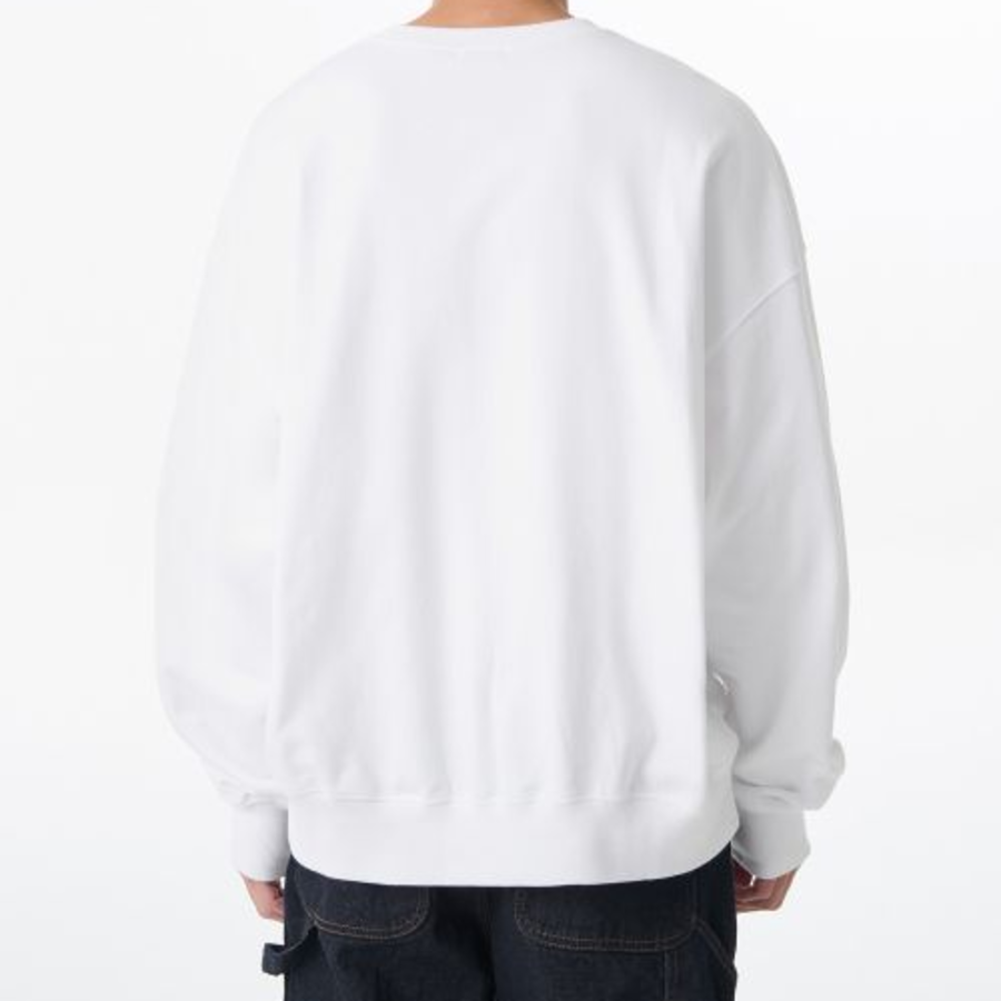 Musinsa Standard Loose Balloon Sweatshirt – White