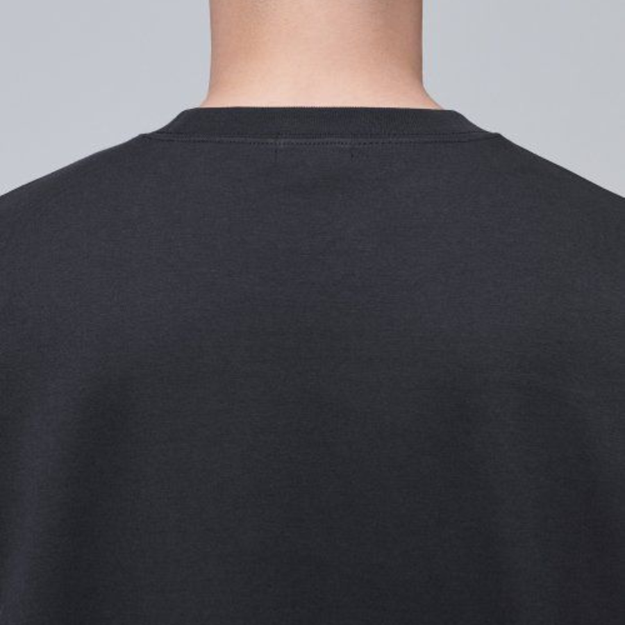 Musinsa Standard Flat Terry Oversized String Sweatshirt – Dark Grey